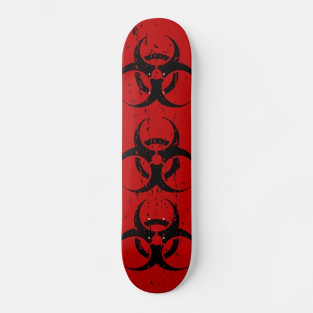 BiogefährdungSkateboard Skateboard (Vorderseite)