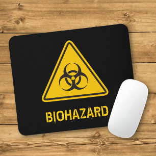 Biogefährdungssymbol Mousepad