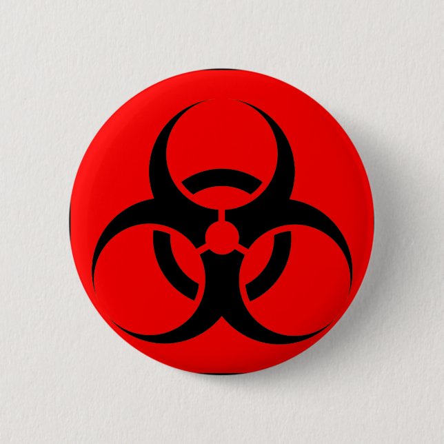 Biogefahren-oder Button (Vorderseite)