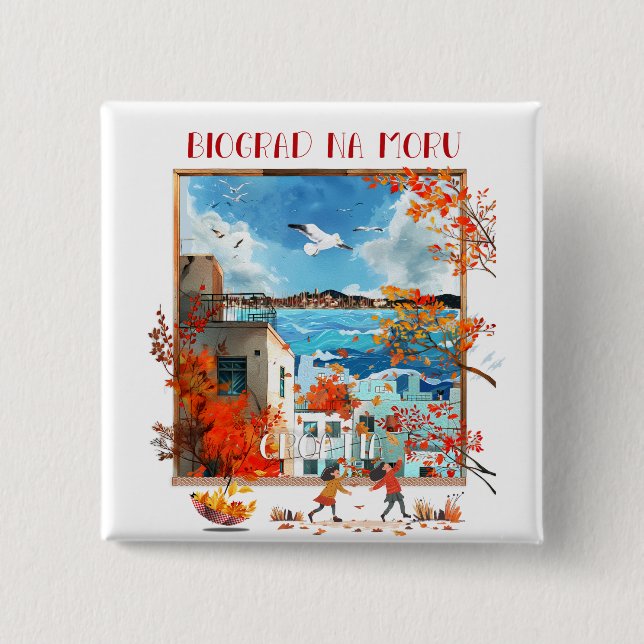 Biograd na moru 2 button (Vorderseite)