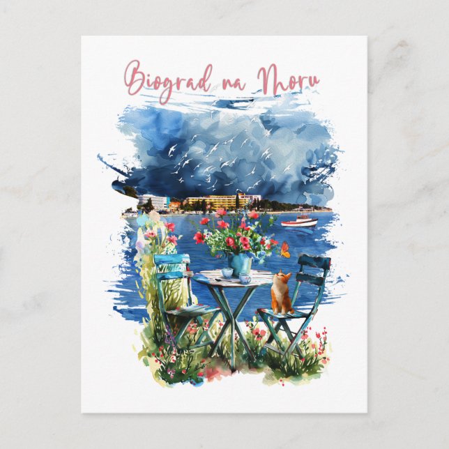 Biograd na moru 3 ankündigungspostkarte (Vorderseite)