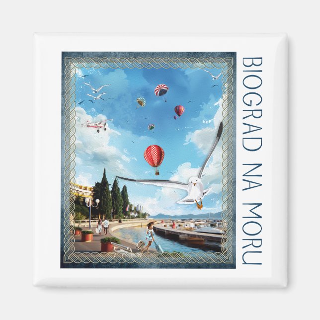 Biograd na moru 4 magnet (Vorne)