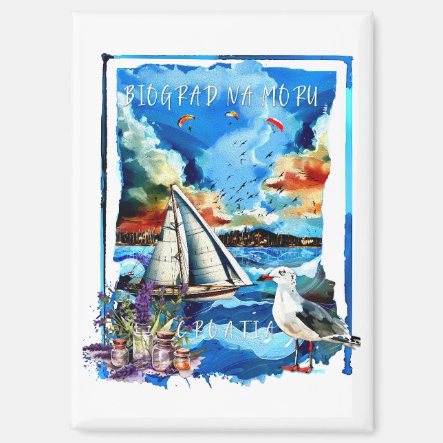 Biograd na Moru Magnet (Vorderseite)