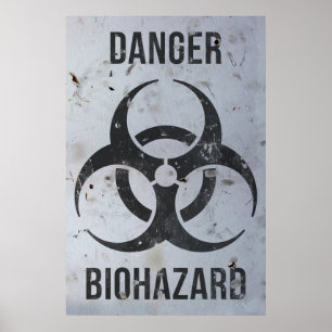 Biohazard Danger Sign Poster