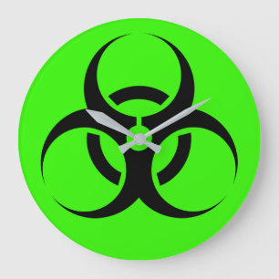 Biohazard Große Wanduhr