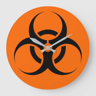 Biohazard Große Wanduhr
