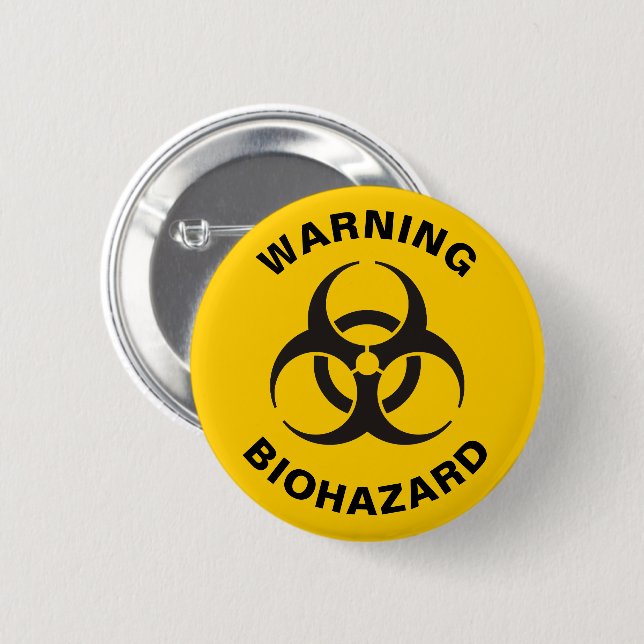 Biohazard Icon Button (Vorne & Hinten)