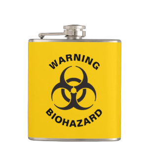 Biohazard Icon Flachmann
