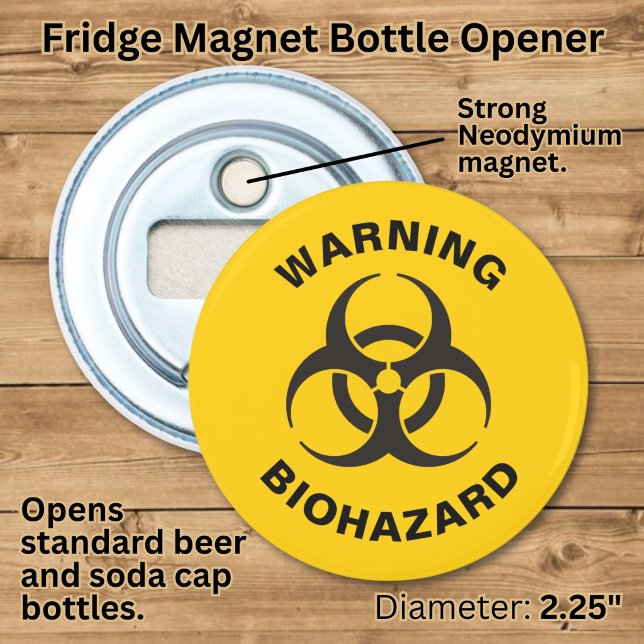 Biohazard Icon Flaschenöffner (Von Creator hochgeladen)