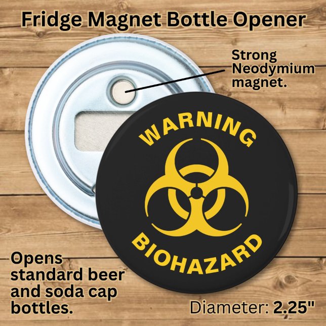 Biohazard Icon Flaschenöffner (Von Creator hochgeladen)