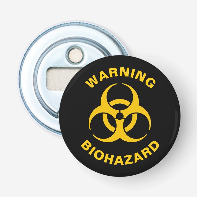 Biohazard Icon Flaschenöffner (Vorderseite)