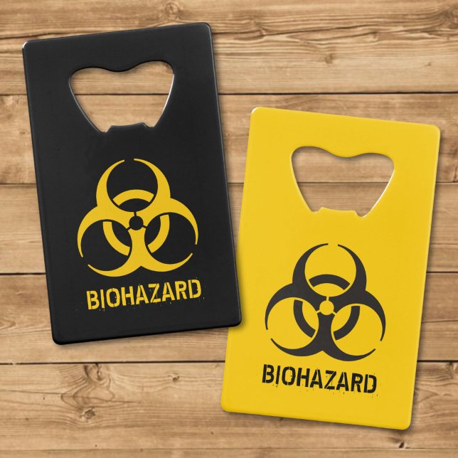 Biohazard Icon Geldbeutel Flaschenöffner (Von Creator hochgeladen)