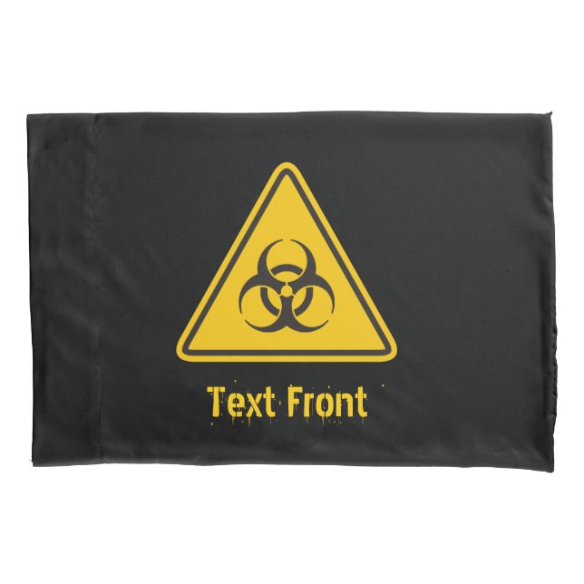 Biohazard Icon Kissenbezug (Vorderseite)