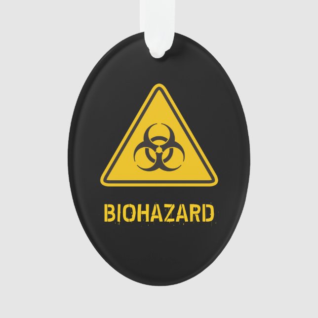 Biohazard Icon Ornament (Vorderseite)
