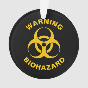 Biohazard Icon Ornament