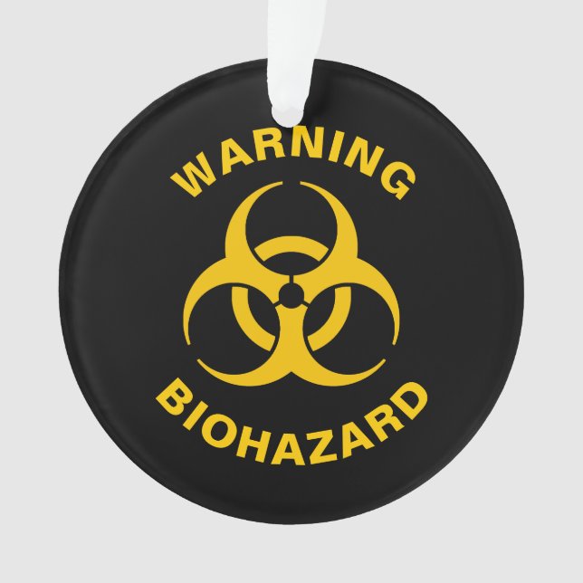 Biohazard Icon Ornament (Vorderseite)