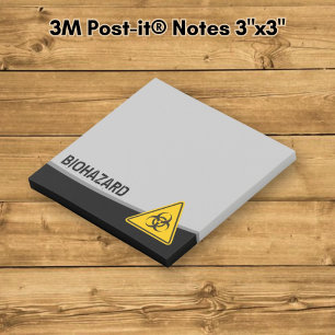 Biohazard Icon Post-it Klebezettel