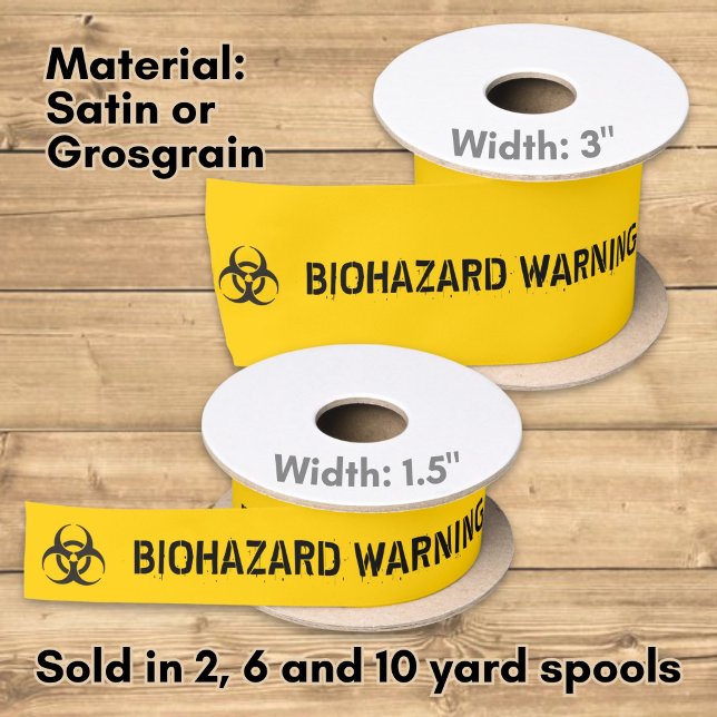 Biohazard Icon Satinband (Von Creator hochgeladen)