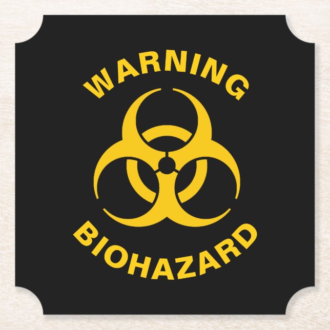 Biohazard Icon Untersetzer (Vorderseite)