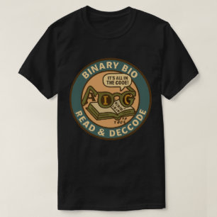 Bioinformatik-Detektiv knackt den Binärcode T-Shirt