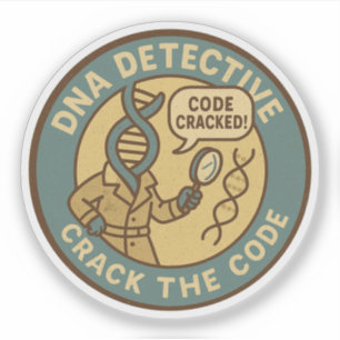 Bioinformatik-Detektiv knackt den DNA-Code Aufkleber