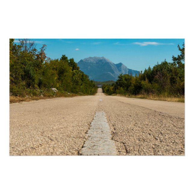 Biokovo-Berge - Kroatien Poster (Vorderseite)