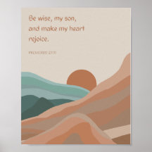 Biokunst-Landschaft Neutral-Boho-Wand Kunst