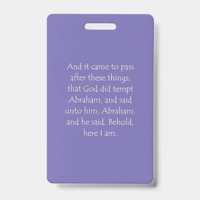 Biokunstquote Genesis 22 1 Ausweis (Vorderseite)