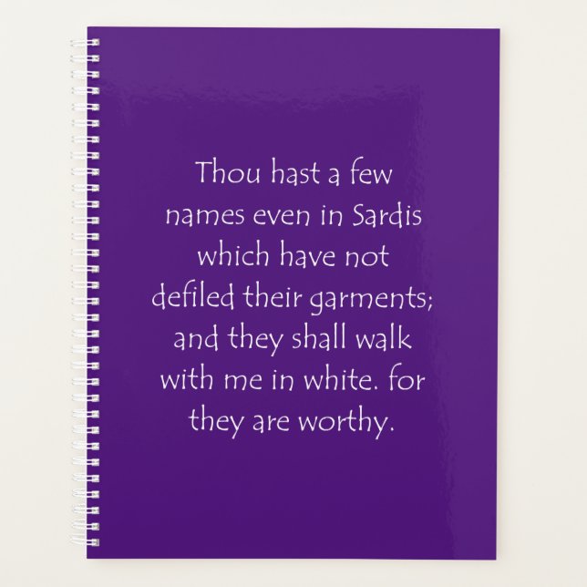 Biokunstquote Offenbarung 3 4 Planer (Vorderseite)