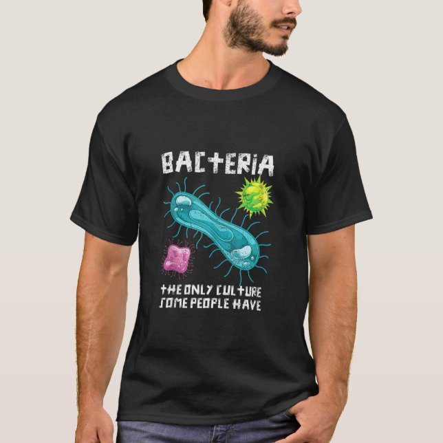 Biologe Bacteria Culture Microbiology Labrador Bac T-Shirt (Vorderseite)
