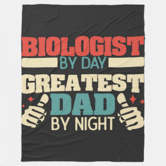 Biologe Bester Vater | Bester Vater je Fleecedecke