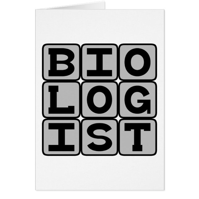Biologe, Biowissenschaftler (Vorne)