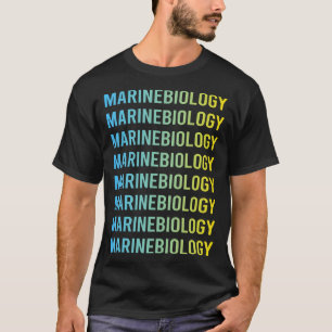 Biologe der Blaugelben Meeresbiologie T-Shirt