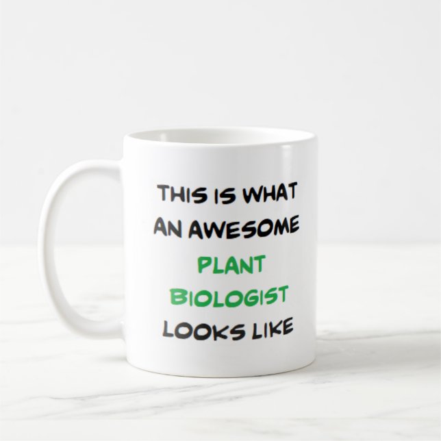 Biologe Pflanze, phantastisch Kaffeetasse (Links)