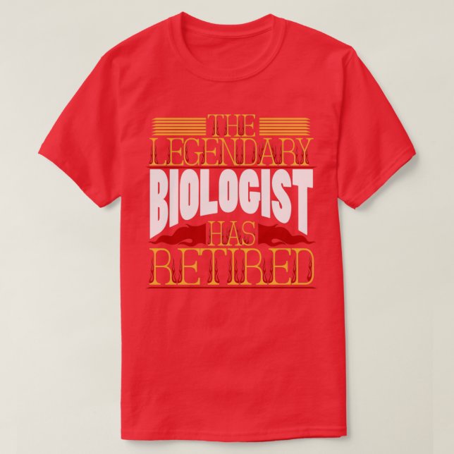 Biologe Remüde T-Shirt (Design vorne)