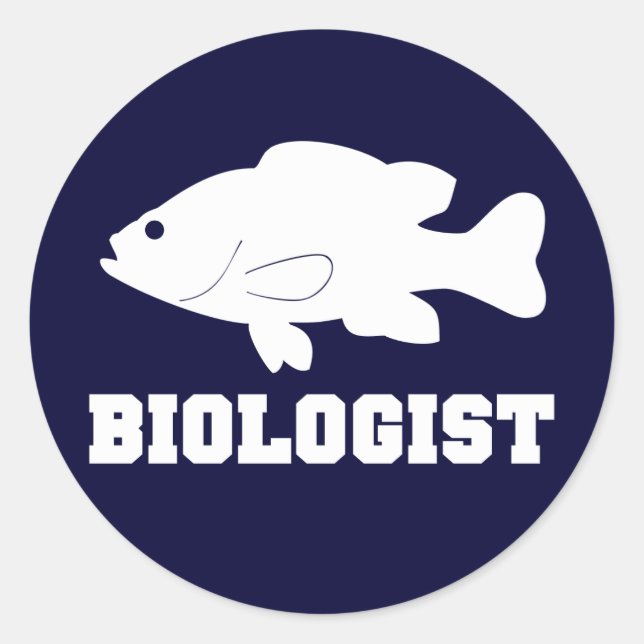 Biologe Sunfish Sticker (Vorderseite)