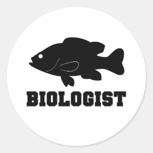 Biologen-Aufkleber Runder Aufkleber