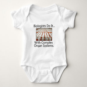 Biologen machen es... Mit komplexen Organsystemen. Baby Strampler