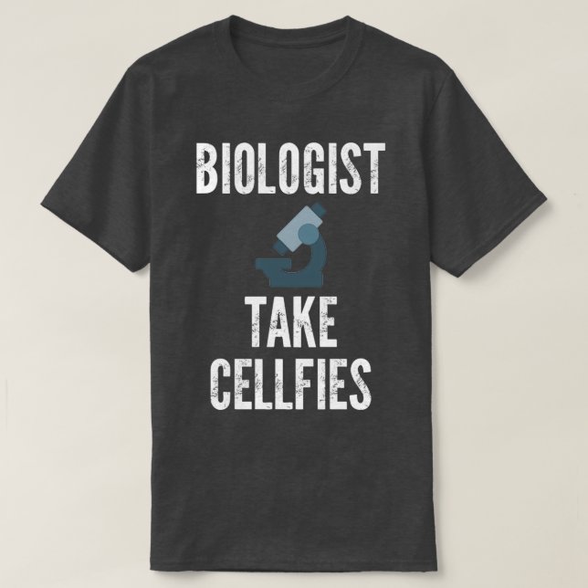 Biologen nehmen Zellen 4 T-Shirt (Design vorne)