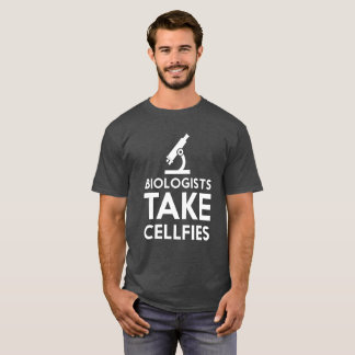 Biologennehmen cellfies lustiger T - Shirt