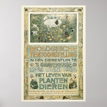 Biological Exhibition Poster, Niederländisch, Van