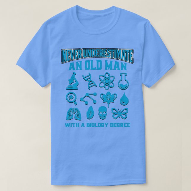 Biologie Bio Biologe Dozent für Naturwissenschafte T-Shirt (Design vorne)