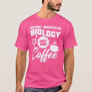Biologie Biologe Kaffee Molekularbiologe Junge T-Shirt