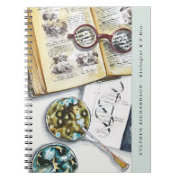 Biologie Biologe Scientist Wasserfarben Monogram