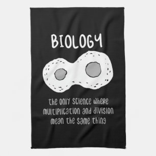 Biologie - Biologie - das einzige Geschenk der Wis Geschirrtuch