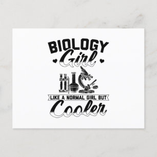 Biologie Geschenk für Biologe Laborstudie Postkarte