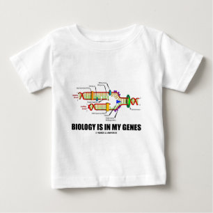Biologie ist in meinen Genen (DNS-Reproduktion) Baby T-shirt