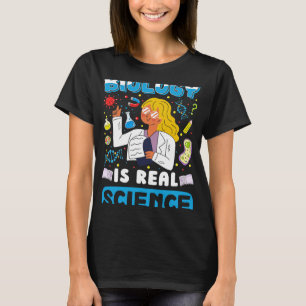 Biologie ist wahrer Wissenschaftslustiger Biologe T-Shirt