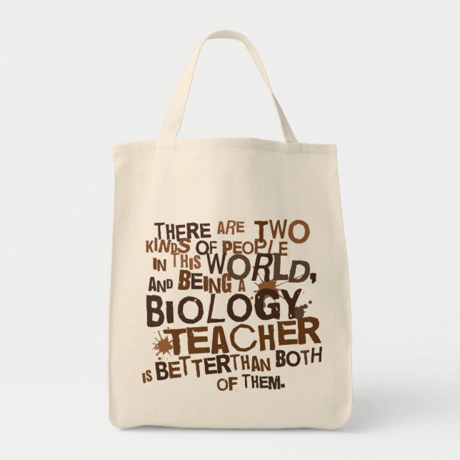 Biologie-Lehrer-Geschenk Tragetasche (Vorne)