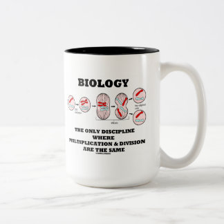 Biologie-nur Disziplin-Vermehrungs-Abteilung Zweifarbige Tasse